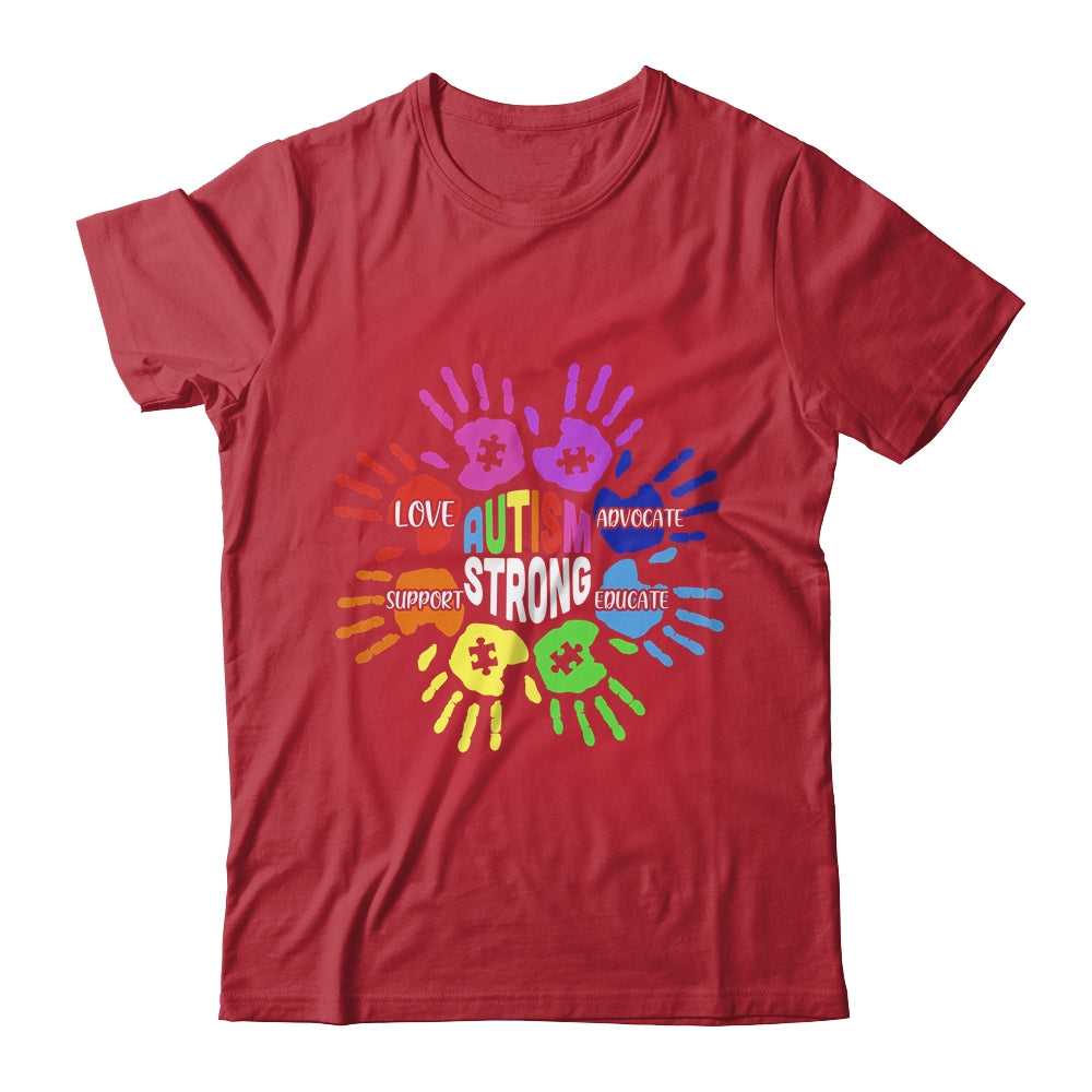 Autism Awareness Sign Language Hand Puzzle Support Shirt & Hoodie | siriusteestore