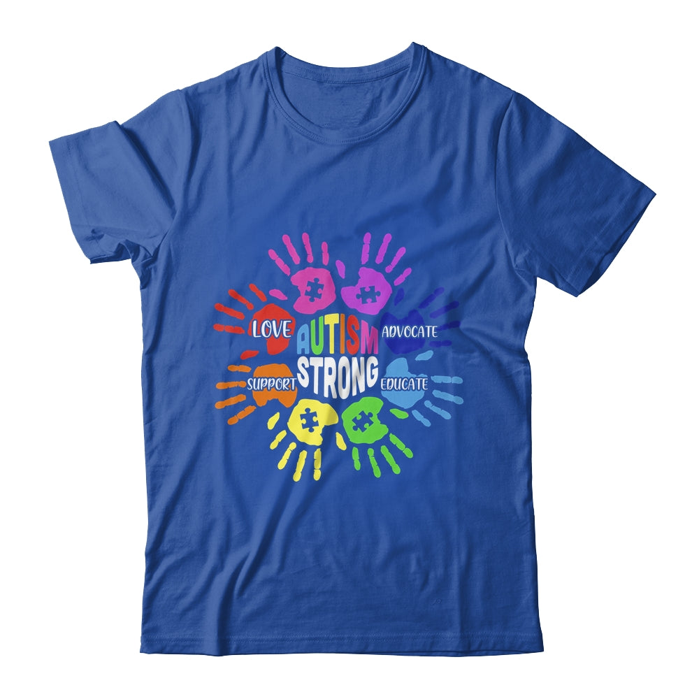Autism Awareness Sign Language Hand Puzzle Support Shirt & Hoodie | siriusteestore