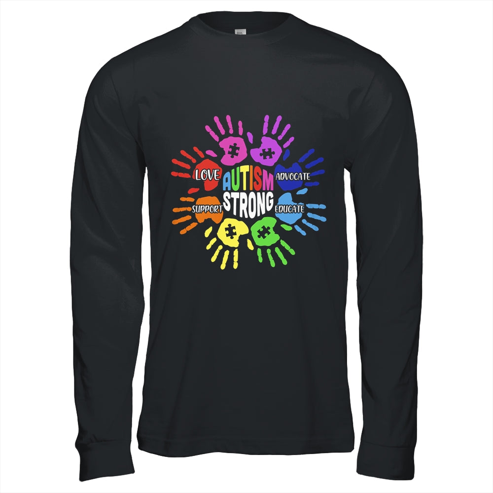 Autism Awareness Sign Language Hand Puzzle Support Shirt & Hoodie | siriusteestore