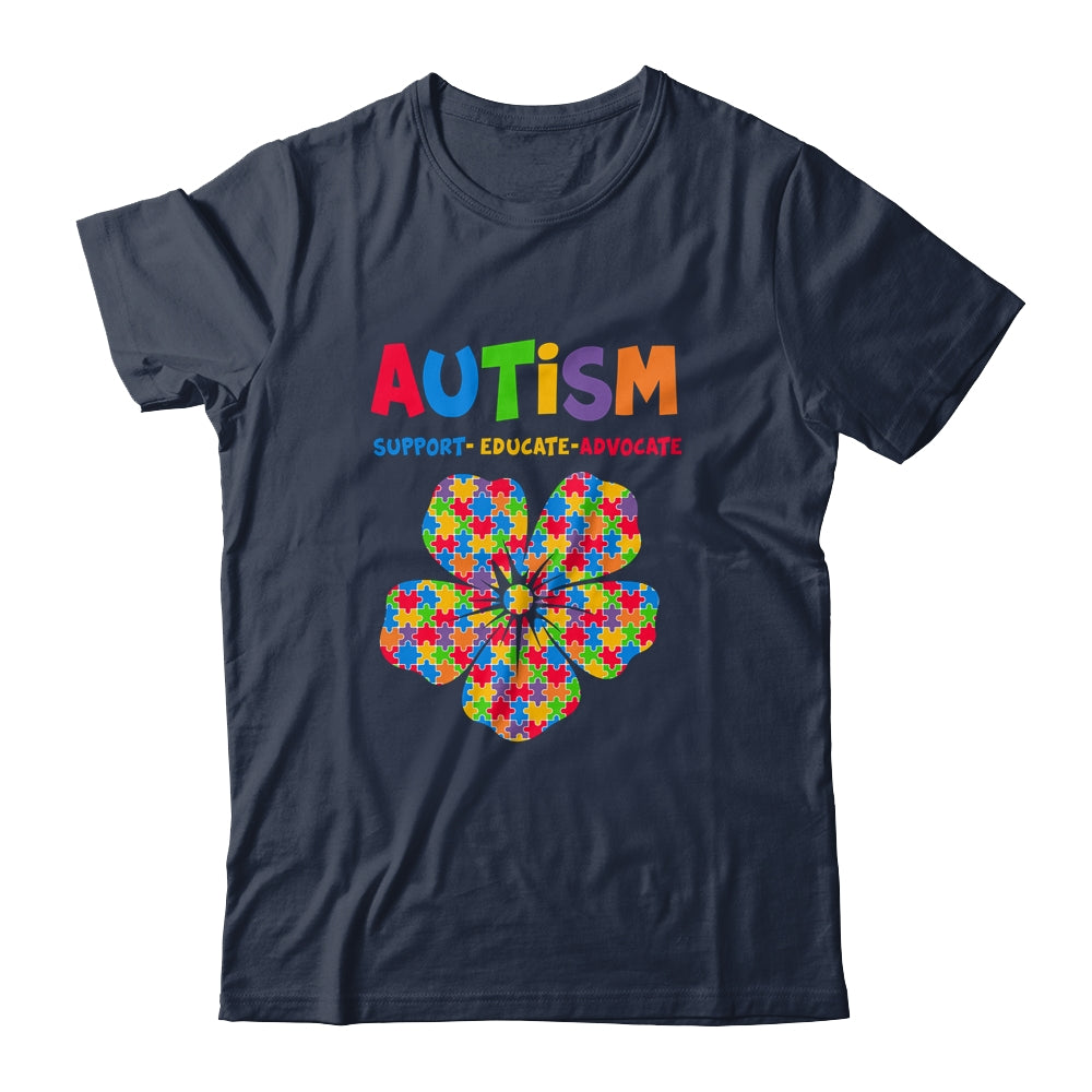 Autism Awareness Support Autism Kids Autistic For Mom Dad Shirt & Hoodie | siriusteestore