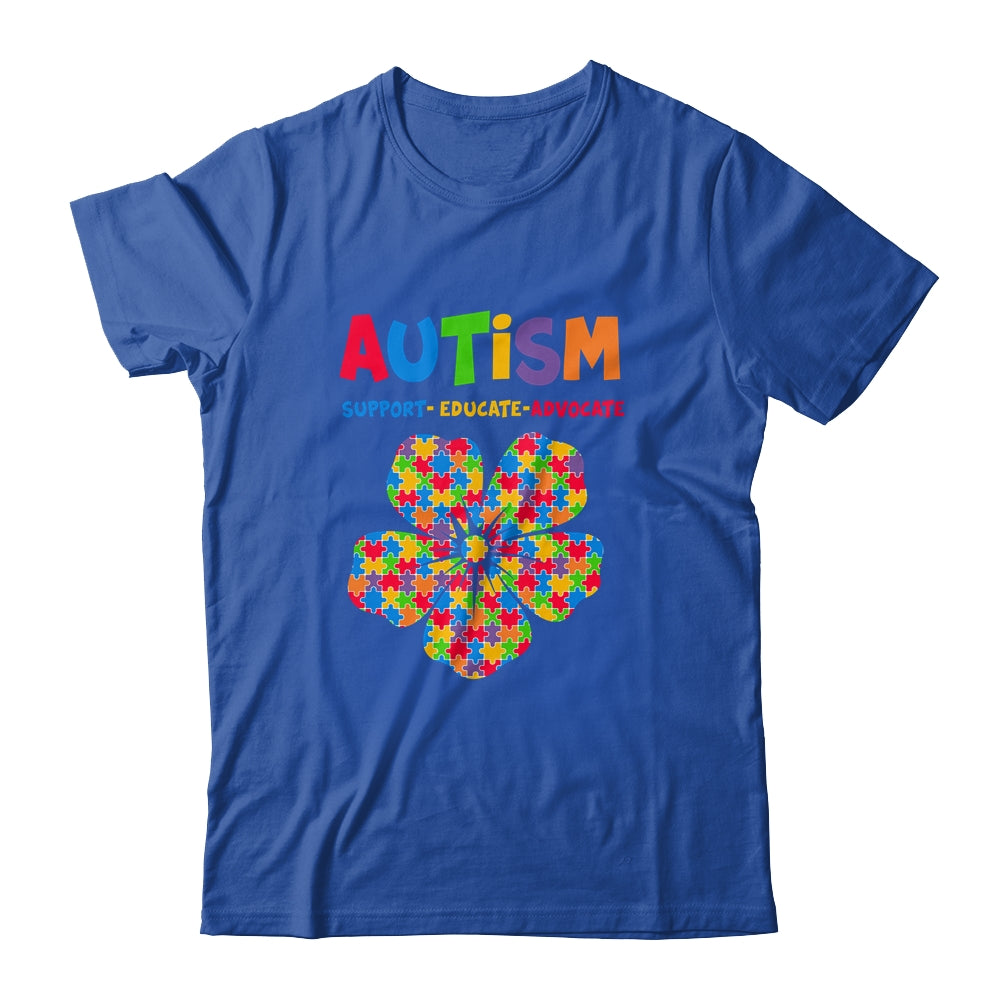 Autism Awareness Support Autism Kids Autistic For Mom Dad Shirt & Hoodie | siriusteestore