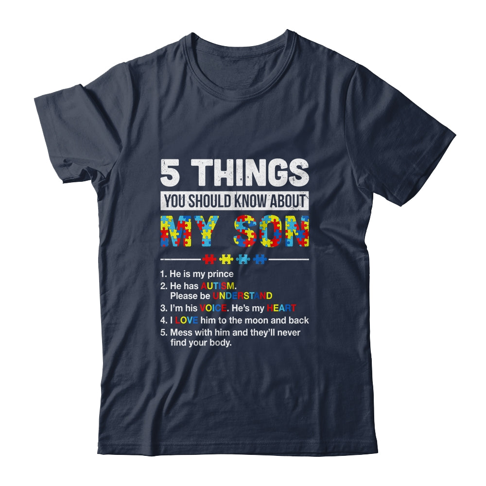 Autism Awareness Support Autism Son Kids For Mom Dad Shirt & Hoodie | siriusteestore