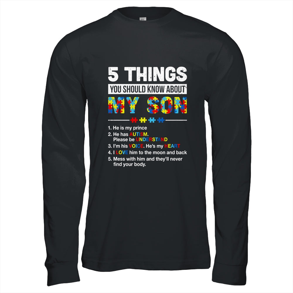 Autism Awareness Support Autism Son Kids For Mom Dad Shirt & Hoodie | siriusteestore