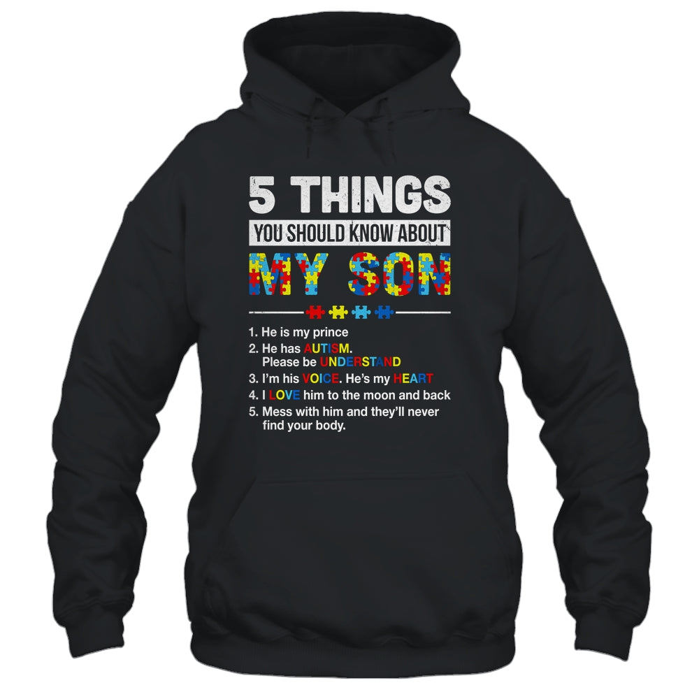 Autism Awareness Support Autism Son Kids For Mom Dad Shirt & Hoodie | siriusteestore