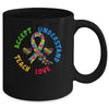 Autism Awareness Teacher Teach Accept Understand Love Mug | siriusteestore