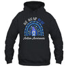Autism Awareness We Wear Blue Rainbow Gnome Shirt & Hoodie | siriusteestore