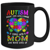 Autism Mom Womens Puzzle Piece Autism Awareness Month Mug | siriusteestore