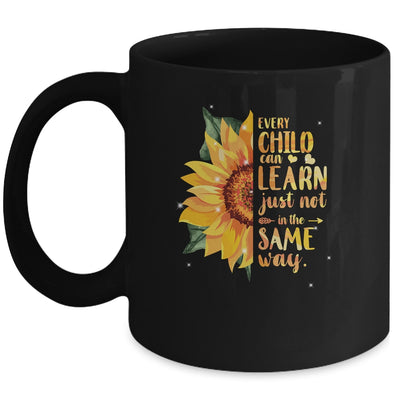 Autism Special Education Teacher Sunflower Mug | siriusteestore
