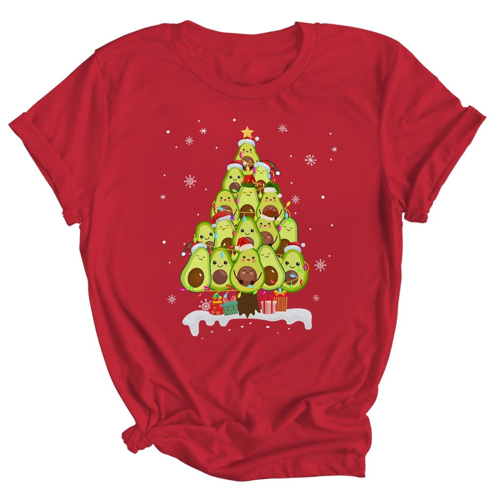 Avocado Tree Christmas Light Funny Christmas Vegans Gifts Shirt & Sweatshirt | siriusteestore