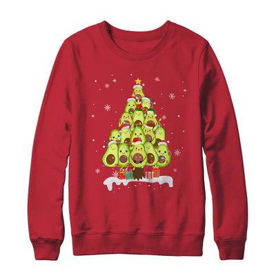 Avocado Tree Christmas Light Funny Christmas Vegans Gifts Shirt & Sweatshirt | siriusteestore