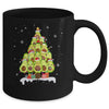 Avocado Tree Christmas Light Funny Christmas Vegans Gifts Mug | siriusteestore