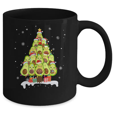 Avocado Tree Christmas Light Funny Christmas Vegans Gifts Mug | siriusteestore