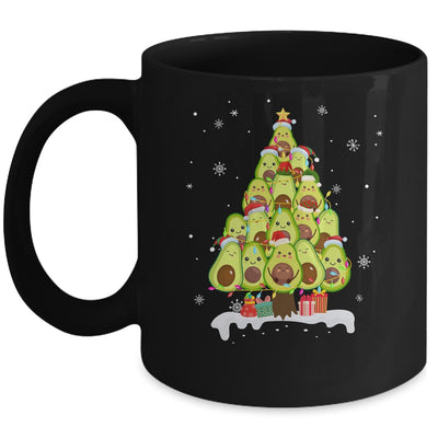 Avocado Tree Christmas Light Funny Christmas Vegans Gifts Mug | siriusteestore