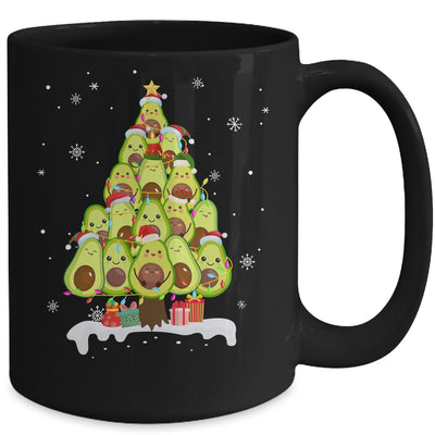 Avocado Tree Christmas Light Funny Christmas Vegans Gifts Mug | siriusteestore