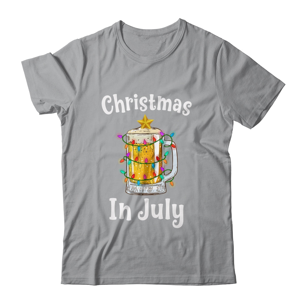 Awesome Beer Xmas Tree Summer For Christmas In July Shirt & Tank Top | siriusteestore