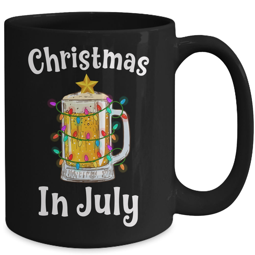 Awesome Beer Xmas Tree Summer For Christmas In July Mug | siriusteestore