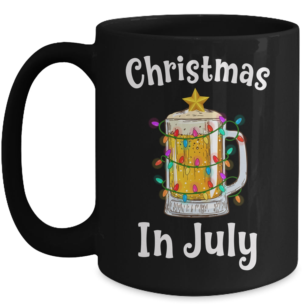 Awesome Beer Xmas Tree Summer For Christmas In July Mug | siriusteestore