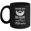 Awesome Dads Have Beards And Ride Motorcycles Best Biker Dad Mug | siriusteestore