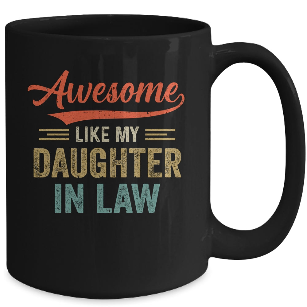 Awesome Like My Daughter In Law Retro Vintage Family Lovers Mug | siriusteestore