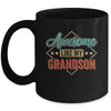 Awesome Like My Grandson For Grandpa On Fathers Day Mug | siriusteestore