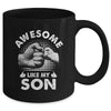Awesome Like My Son Fathers Day Funny Mug | siriusteestore
