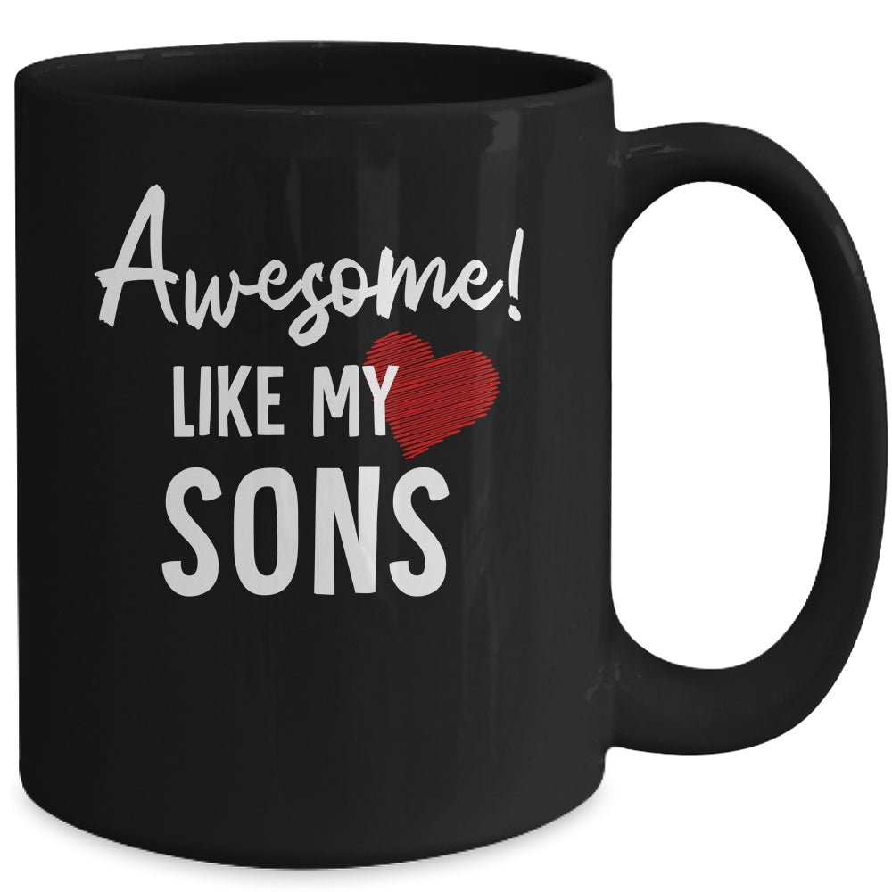 Awesome Like My Sons Fathers Day Dad Joke Mug | siriusteestore