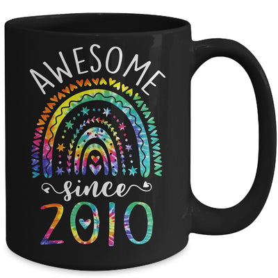 Awesome Since 2010 12th Birthday Rainbow Girl Tie Dye Mug | siriusteestore