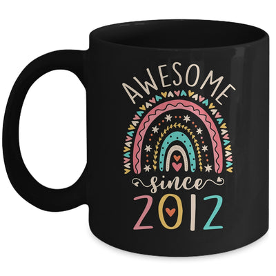 Awesome Since 2012 10th Birthday Rainbow Born In 2012 Mug | siriusteestore
