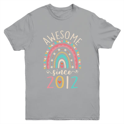 Awesome Since 2012 10th Birthday Rainbow Born In 2012 Youth Shirt | siriusteestore