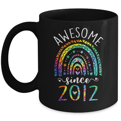 Awesome Since 2012 10th Birthday Rainbow Girl Tie Dye Mug | siriusteestore