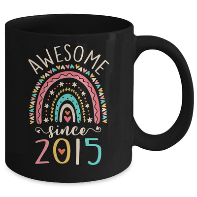 Awesome Since 2015 7th Birthday Rainbow Born In 2015 Mug | siriusteestore