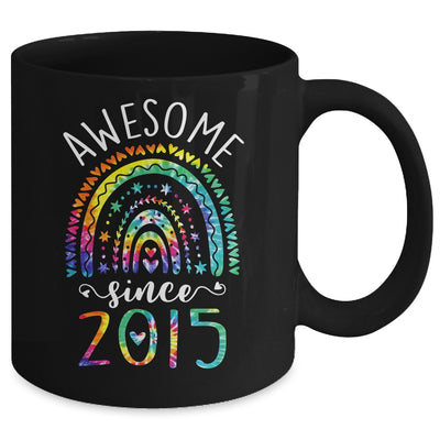 Awesome Since 2015 7th Birthday Rainbow Girl Tie Dye Mug | siriusteestore