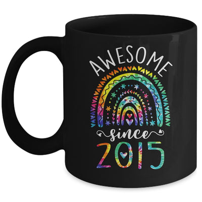 Awesome Since 2015 7th Birthday Rainbow Girl Tie Dye Mug | siriusteestore