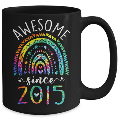 Awesome Since 2015 7th Birthday Rainbow Girl Tie Dye Mug | siriusteestore