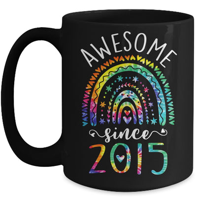 Awesome Since 2015 7th Birthday Rainbow Girl Tie Dye Mug | siriusteestore