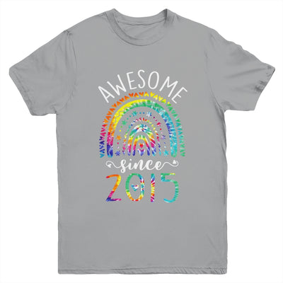 Awesome Since 2015 7th Birthday Rainbow Girl Tie Dye Youth Shirt | siriusteestore