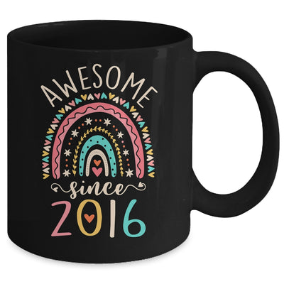 Awesome Since 2016 6th Birthday Rainbow Born In 2016 Mug | siriusteestore