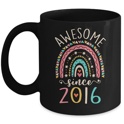 Awesome Since 2016 6th Birthday Rainbow Born In 2016 Mug | siriusteestore