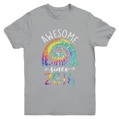 Awesome Since 2016 6th Birthday Rainbow Girl Tie Dye Youth Shirt | siriusteestore