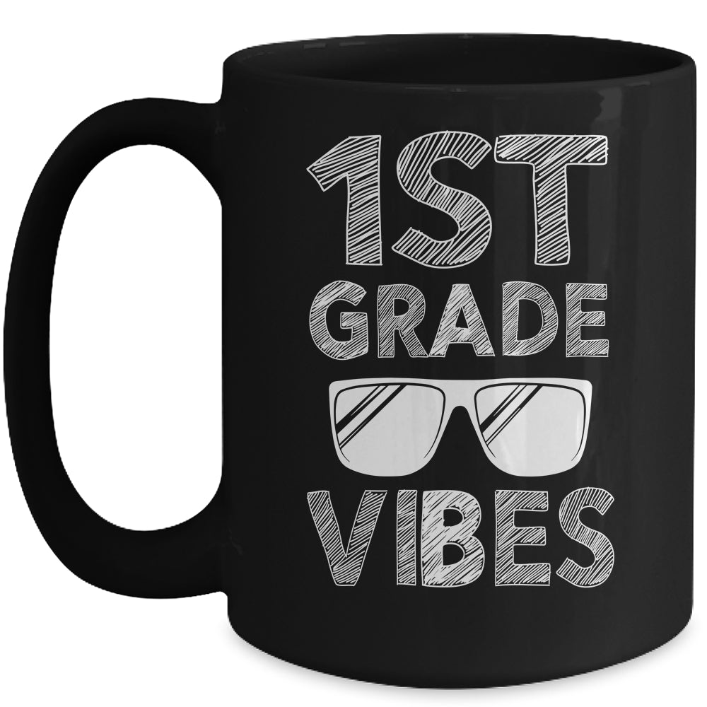 Back To School 1st Grade Vibes Mug | siriusteestore