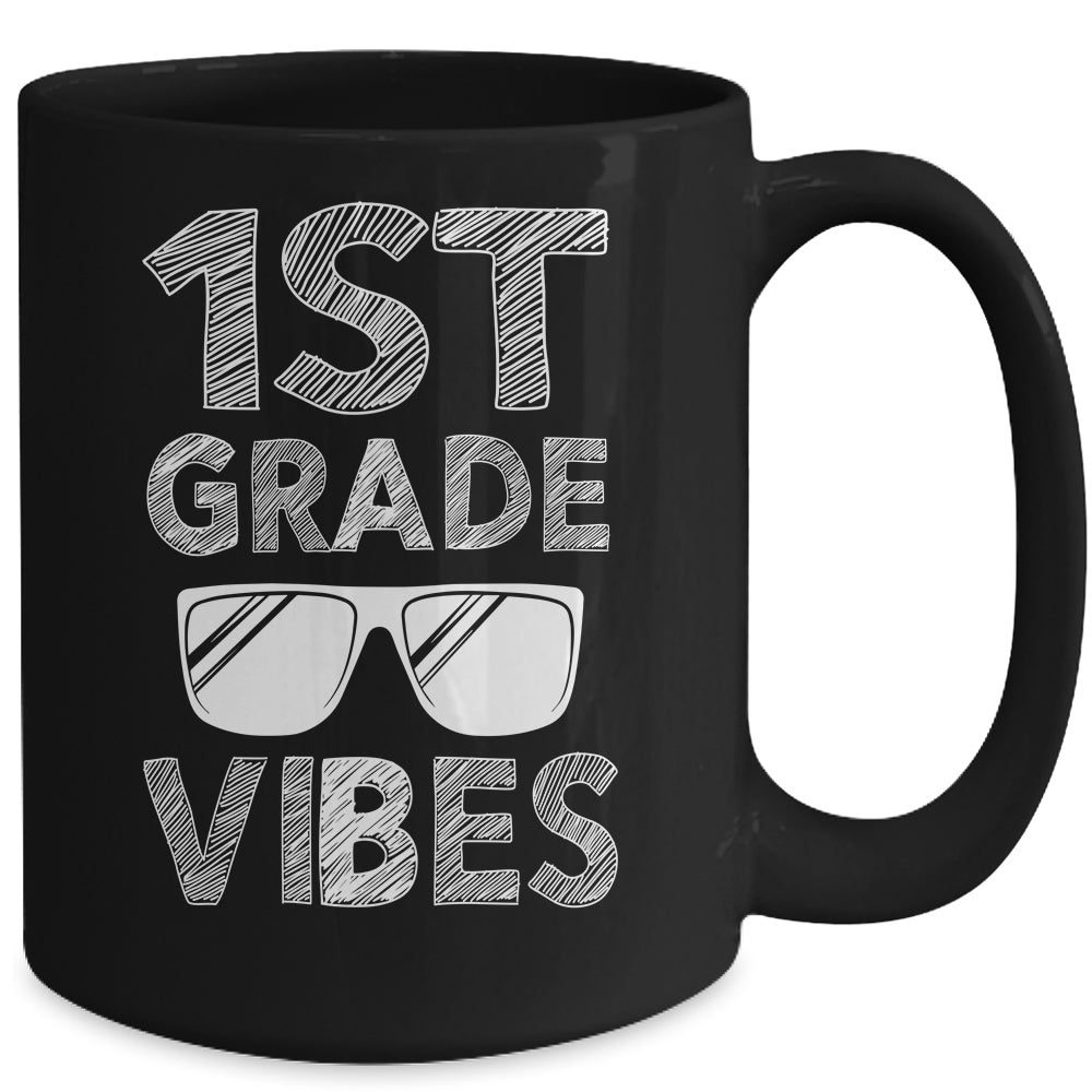 Back To School 1st Grade Vibes Mug | siriusteestore
