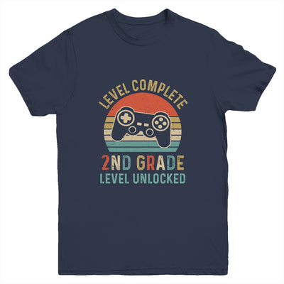 Back To School 2021 2nd Grade Gamer Retro Gaming Youth Shirt | siriusteestore