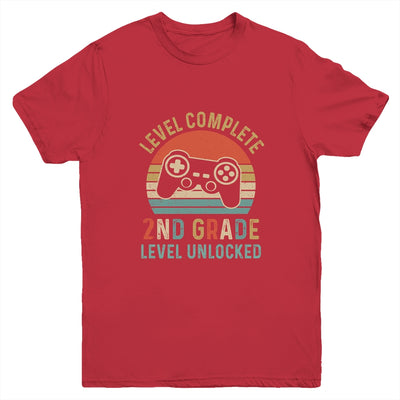 Back To School 2021 2nd Grade Gamer Retro Gaming Youth Shirt | siriusteestore