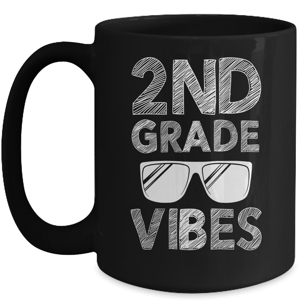 Back To School 2nd Grade Vibes Mug | siriusteestore