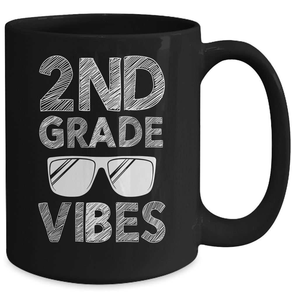 Back To School 2nd Grade Vibes Mug | siriusteestore
