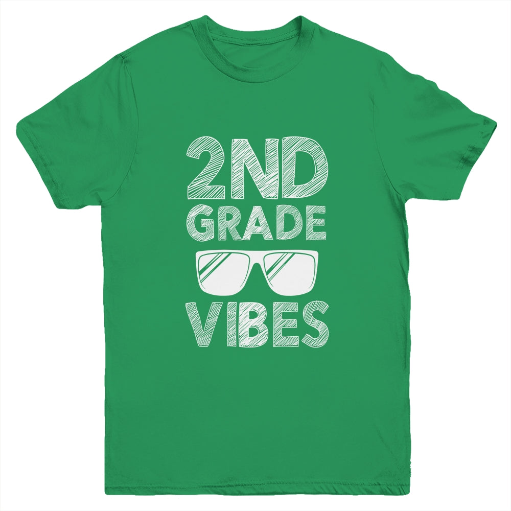 Back To School 2nd Grade Vibes Youth Shirt | siriusteestore