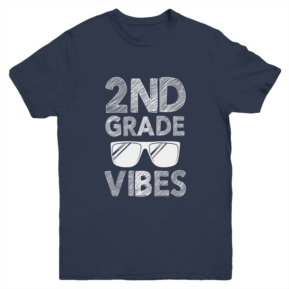 Back To School 2nd Grade Vibes Youth Shirt | siriusteestore