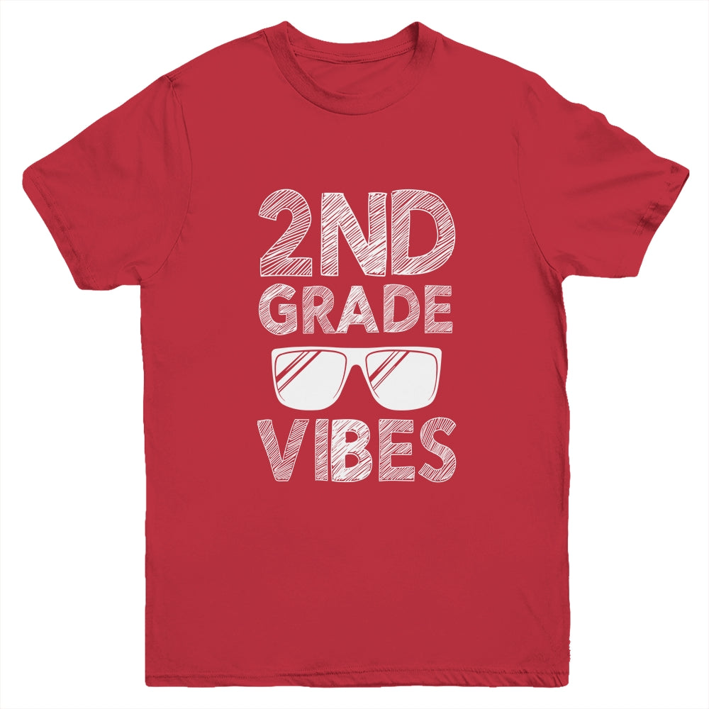 Back To School 2nd Grade Vibes Youth Shirt | siriusteestore