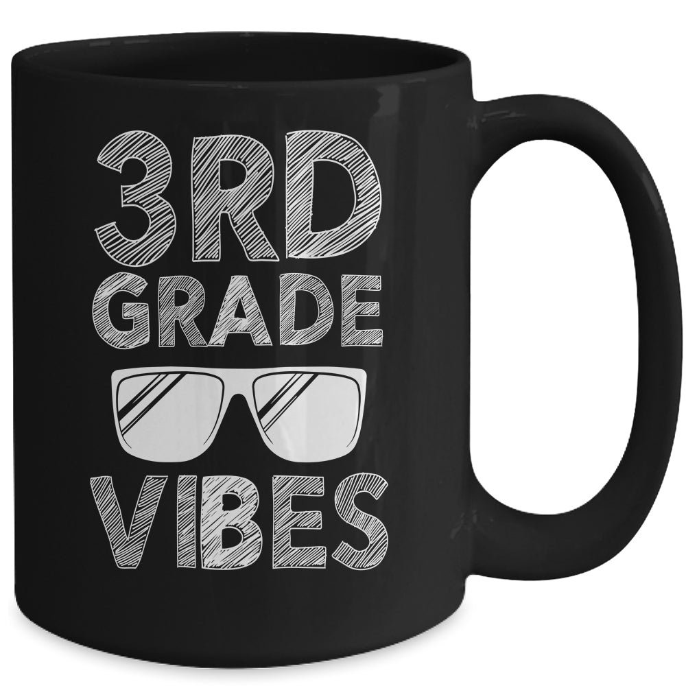 Back To School 3rd Grade Vibes Mug | siriusteestore