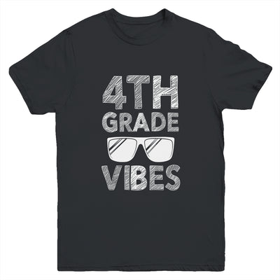 Back To School 4th Grade Vibes Youth Shirt | siriusteestore